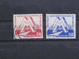 DDR 1951 Frühjahrsmesse gest