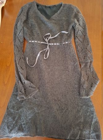 Kuscheliges Strickkleid Gr. S Herbst Winter