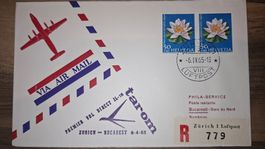 Swissair Zürich - Bucarest 06.04.1965