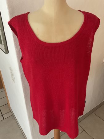Ärmelloser Linen Strick 🧶 Pullover Linara L