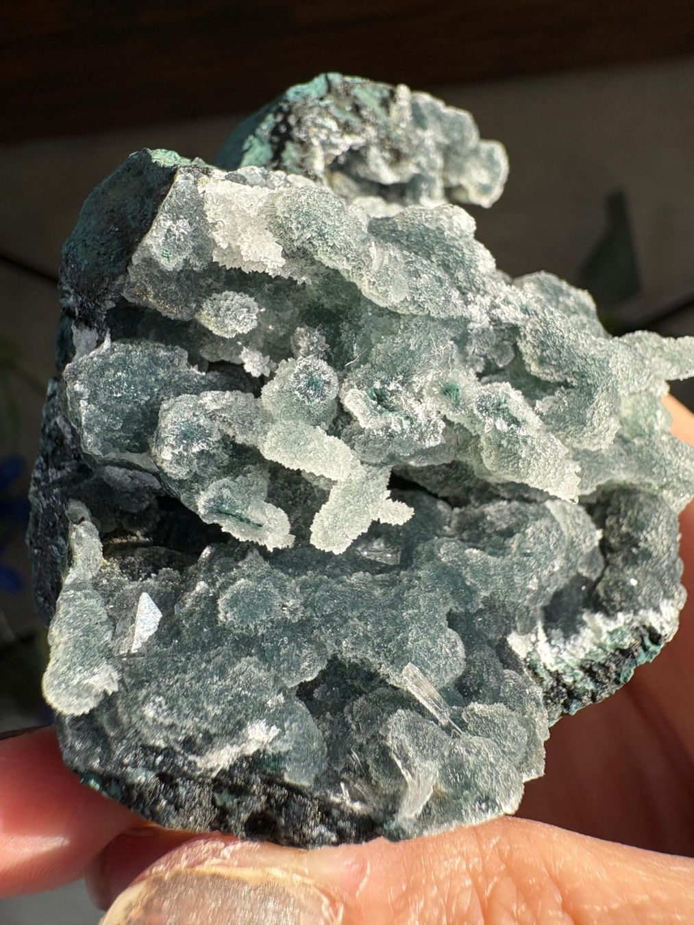 Minerali & Pietre curative: Grüner Chalcedon-Stalaktit – Nuovo (secondo la descrizione) da Neuheim venduto da m.hald 4