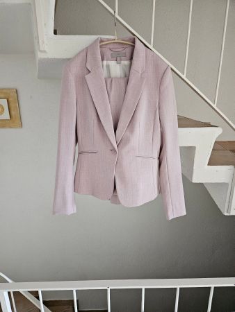 H&M Anzug - Blazer + Hosen - hellrosa - Grösse 36