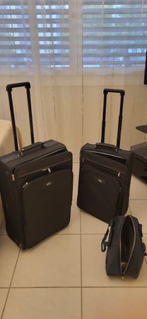 3-teiliges Reise-Kofferset + Beautycase – sehr guter Zustand