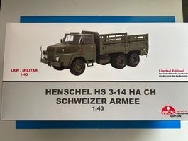 ACE 005508 Henschel HS 3-14 HA CH 8,2t gl 6x6 Militär 1/43