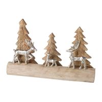 Ornament WINTER WOODLAND LOG naturell