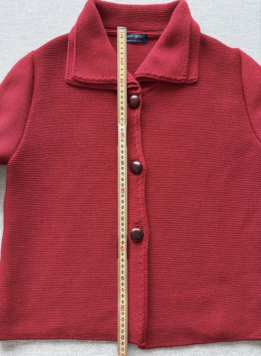 Saint James Giacche: Saint James Strickjacke, ein Klassiker un rot – Usato da Zürich venduto da imelisa 4