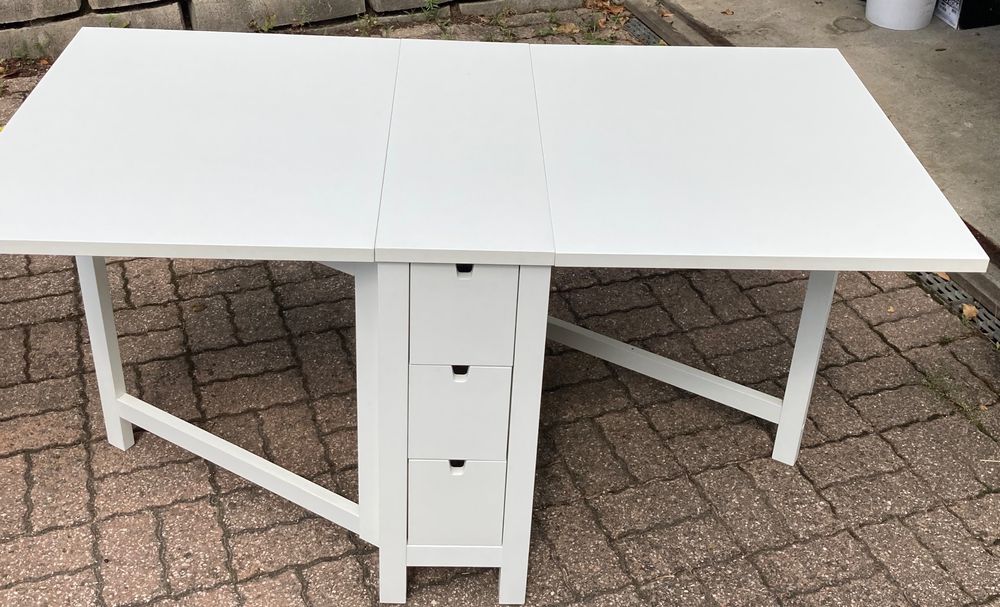 Ikea Norden Klapptisch Weiss Kaufen auf Ricardo