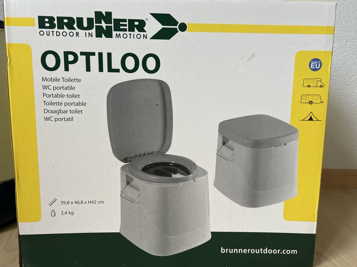 WC: Brunner Optiloo Camping Toilette – Nuovo e nell'imballaggio originale da Buonas venduto da Shiggy29