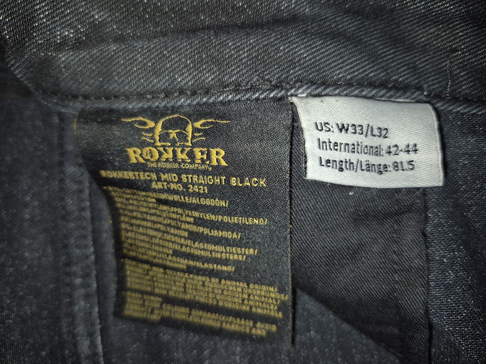Rokker Jeans: ROKKER Motorrad-Jeans Gr. 33/32 – Nuovo (secondo la descrizione) da Igis venduto da Tiggers1 2