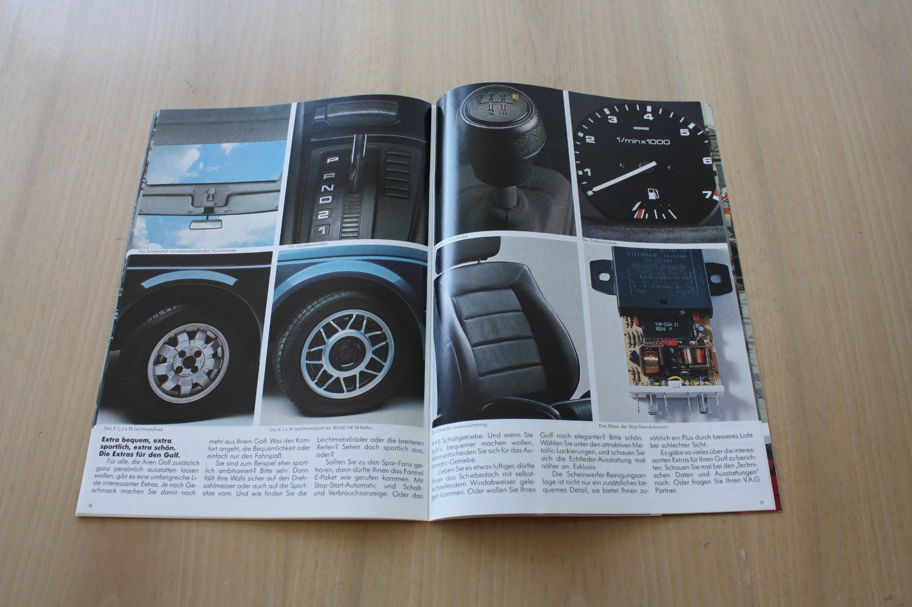 VW Dokumente: VW Golf II Prospekt 8/1984 – Gebraucht aus Wikon von erwin400 4