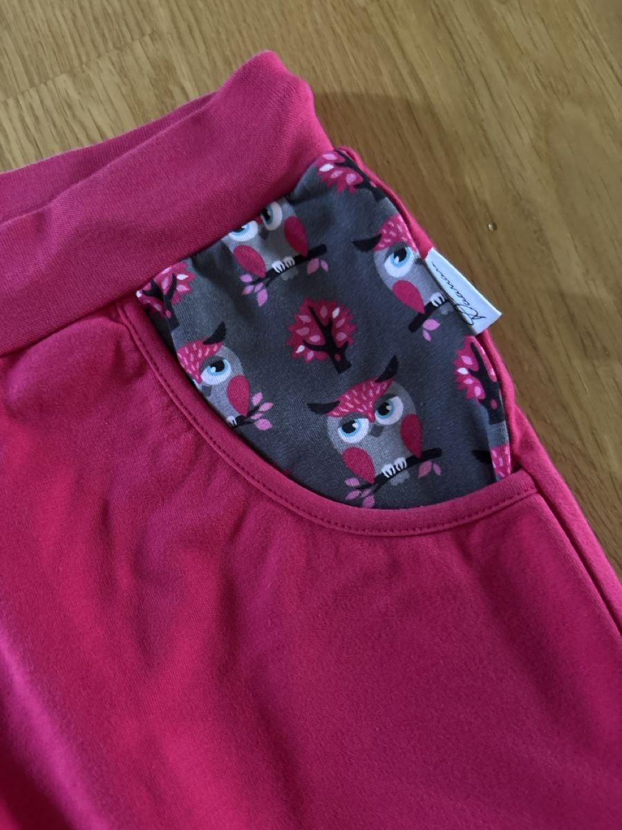 Pantaloni: Pinke Babauba Hosen XS Eulen-Muster – Nuovo (secondo la descrizione) da Rünenberg venduto da ZwergLi100 2