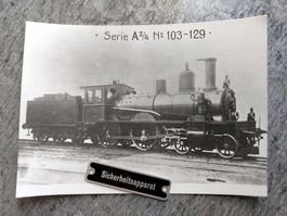 SBB Dampflok A 2/4 Nr. 105 - Foto-AK