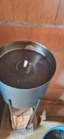 Kerze für Innenbereich, Metall/Altholz, neu