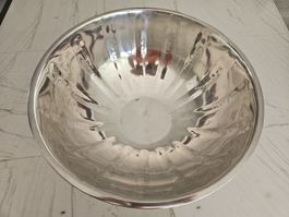 Champagnerschale/Servierschale Edelstahl silberfarben Ø 40 c