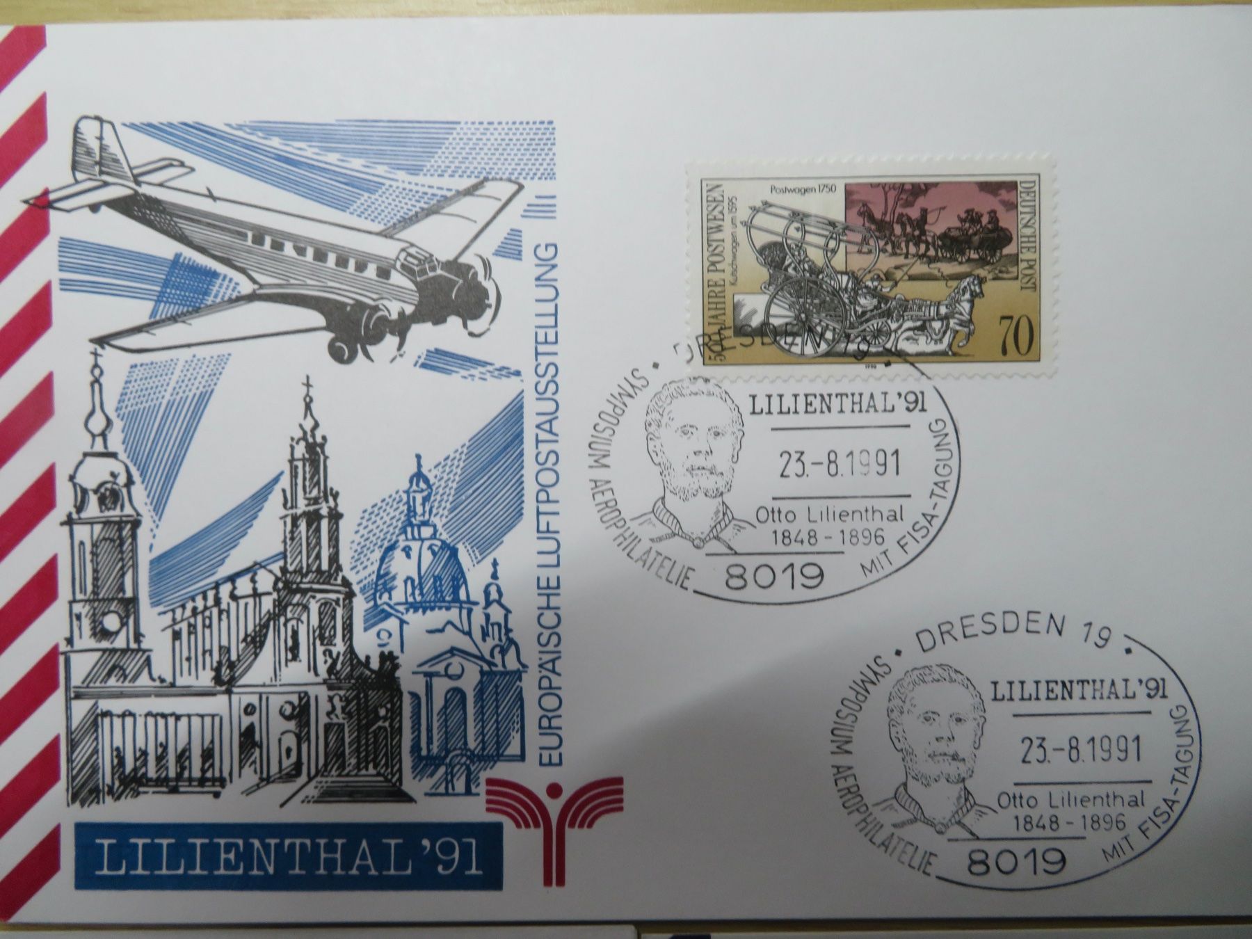 Alle Briefmarken: Otto Lilienthal 10 Belege – Gebraucht aus Spreitenbach von heitersberg54 2