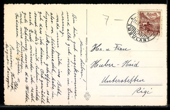 Cartoline postali: AK Arogno, Totalansicht mit Bergpanorama – Usato da Berlin venduto da bartko-reher 1
