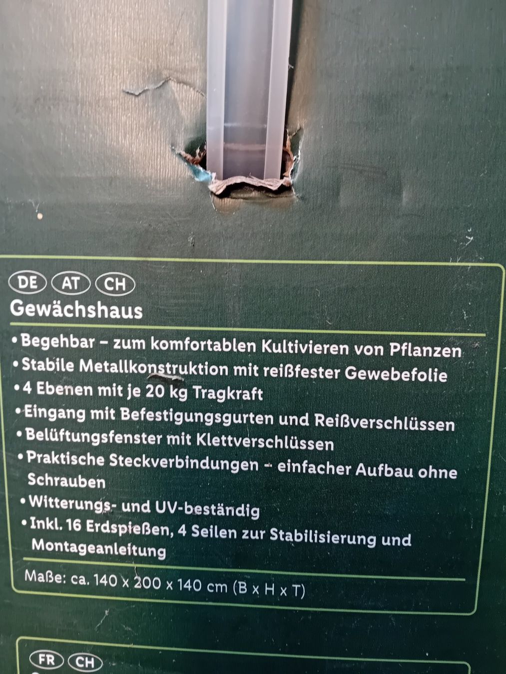 Gartenhäuser & Gewächshäuser: Gewächshaus – Neu und originalverpackt aus Goldach von Wini57 1