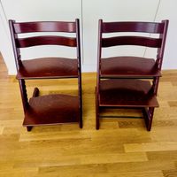 2 Stokke Tripp Trapp Kinderstühle, Nussbaum, Top!