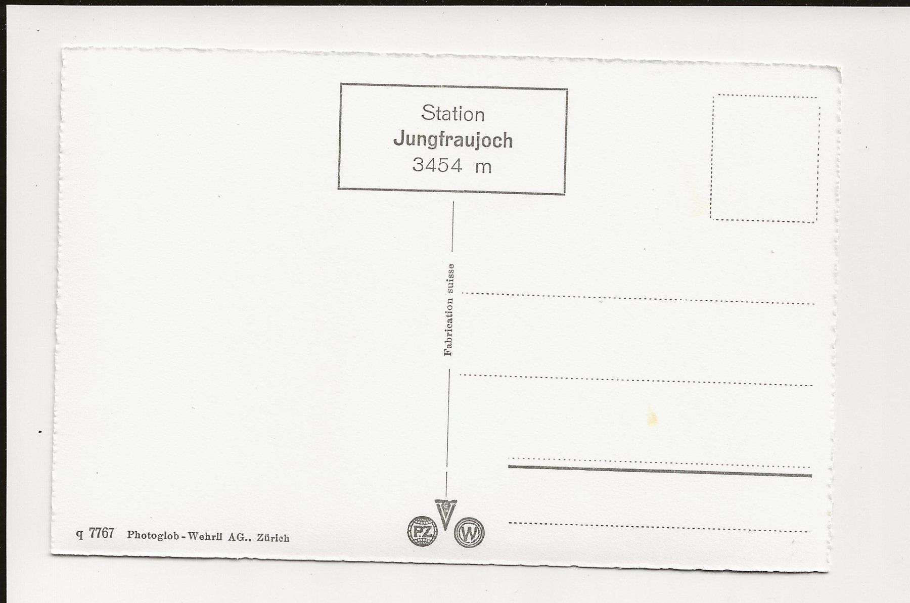 Cartoline postali: AK ca.1950 Station Jungfraujoch – Usato da Greifensee venduto da 315WDO 1
