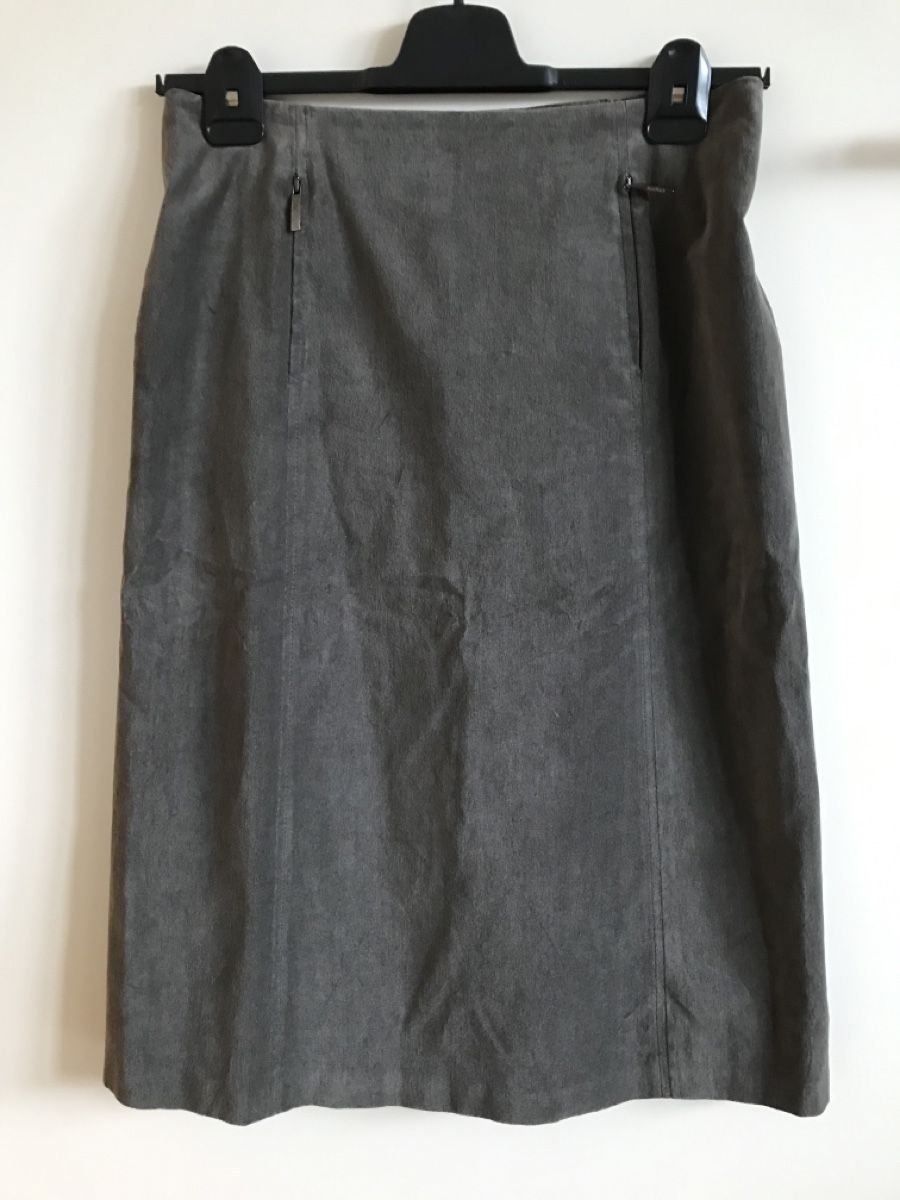 Max Mara Röcke: Jupe MaxMara élégante, taille 40, gris, neuve avec étiquette – Neu und originalverpackt aus Morges von sandy069