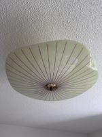 Vintage Deckenleuchte / Lampe aus Glas, 60er–70er Jahre
