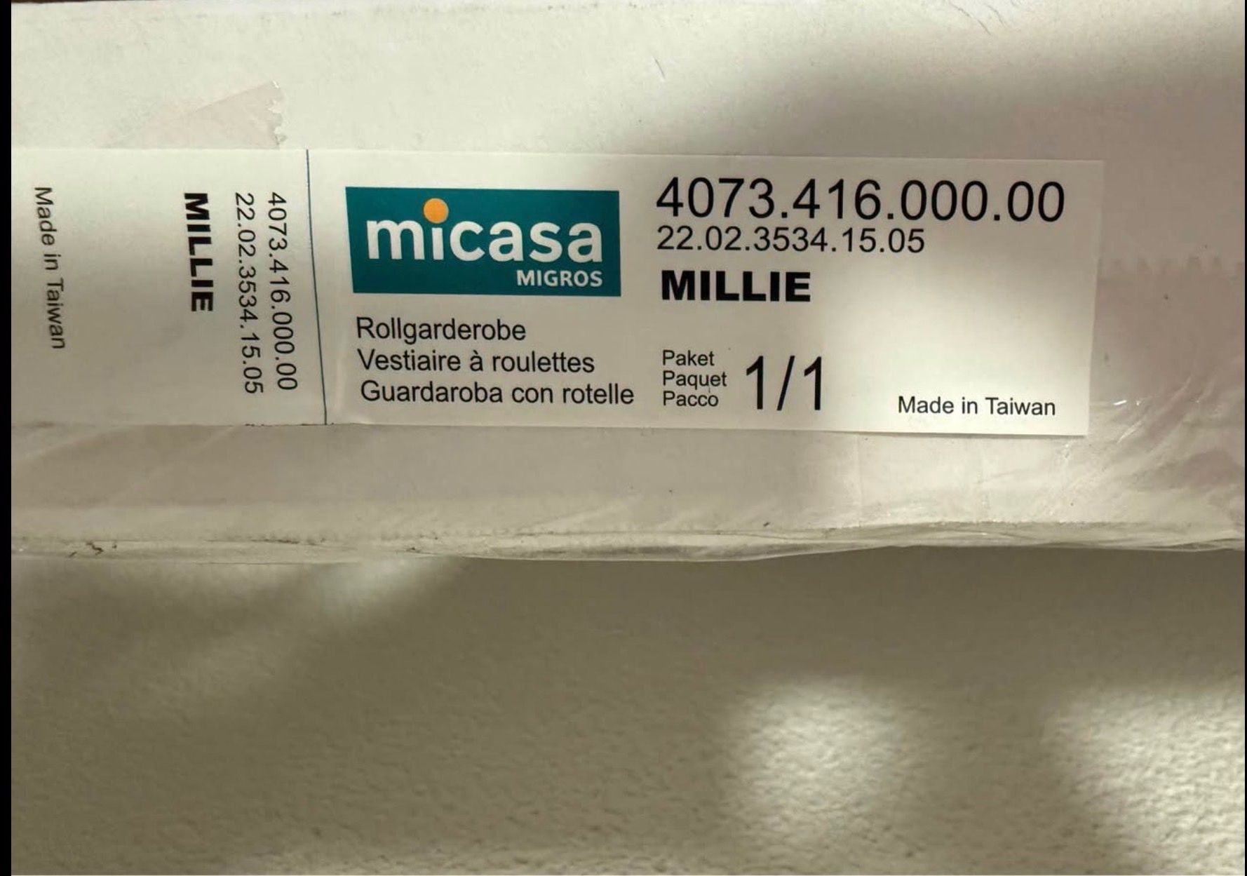 Micasa Garderobe: Kleiderständer mit Rollen – Neu und originalverpackt aus Rigi Kaltbad von Wtrick 1