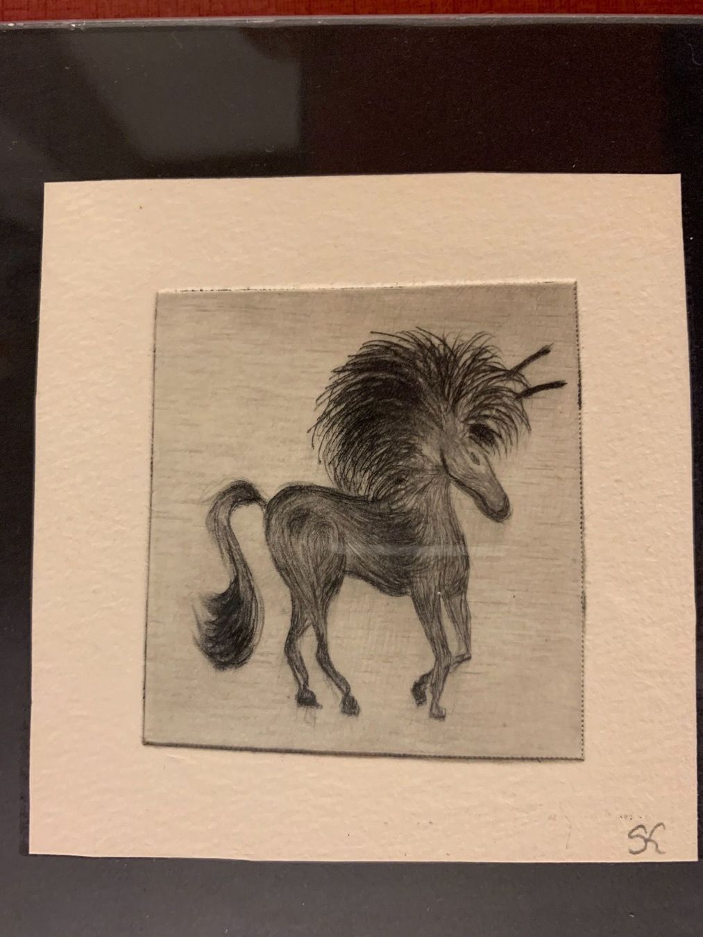Foto & Immagini: Kleine Bild,Radierung,Monogramm ? – Usato da Lanzenhäusern venduto da vic63 1