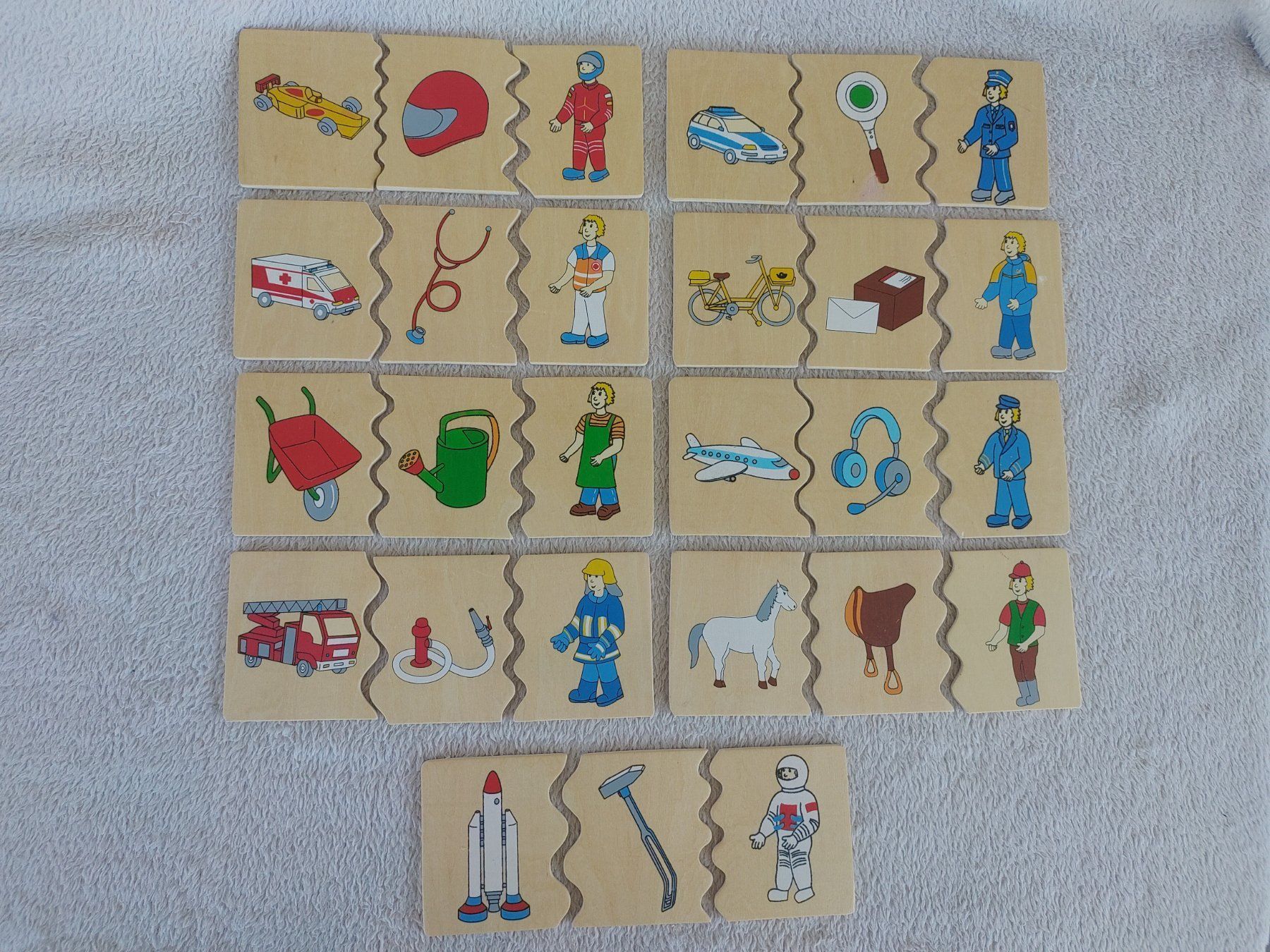 Puzzles: Lernspiel Puzzle Cognito Berufe – Gebraucht aus Strengelbach von Phorensic_30 4