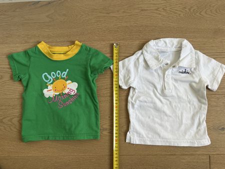 2 T-Shirts für kleine Jungs, Gr 68/74