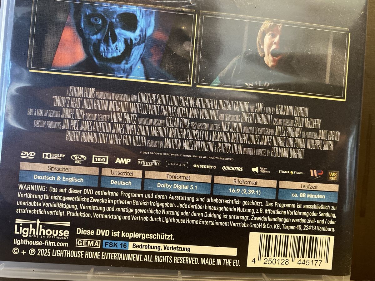 Alle DVDs: Daddy's Head (2024) – Gebraucht aus Burg AG von Lobo016 2