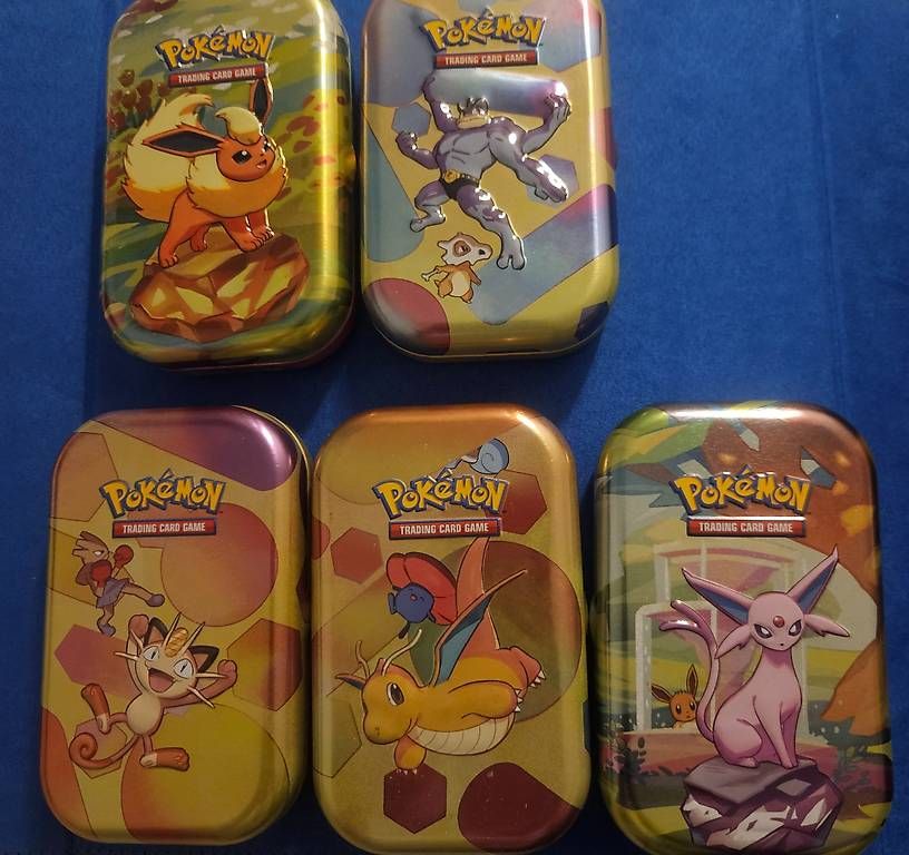 Carte collezionabili: Pokemon 5x Mini Tin LEER – Usato da Ebikon venduto da mma_yy5k