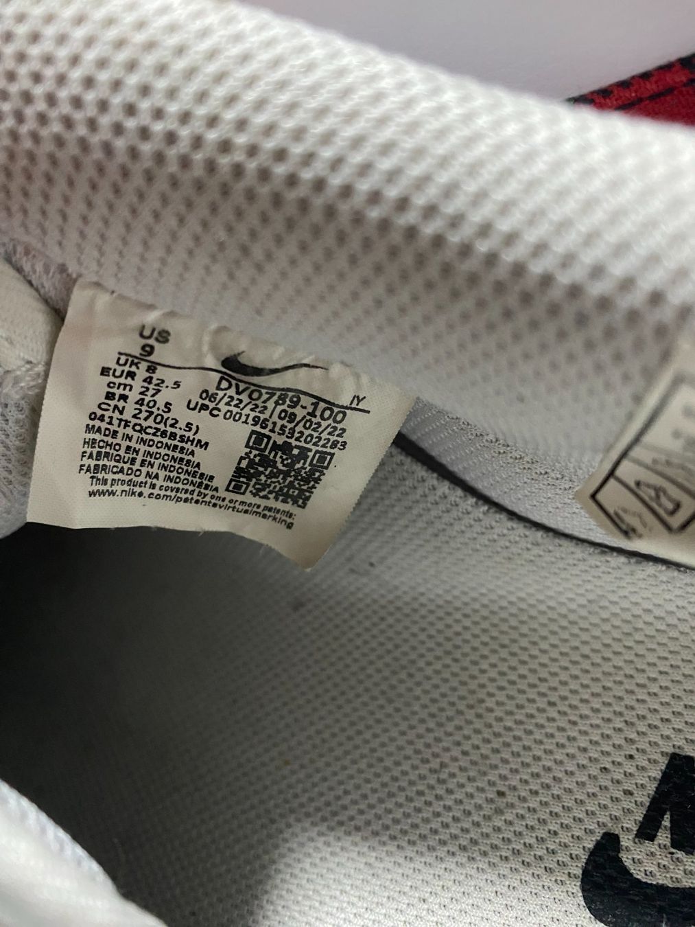 Nike Scarpe da uomo: Air Force Custom Rot Carriert Grösse 42 – Usato da Liestal venduto da Octo_Vintage 5