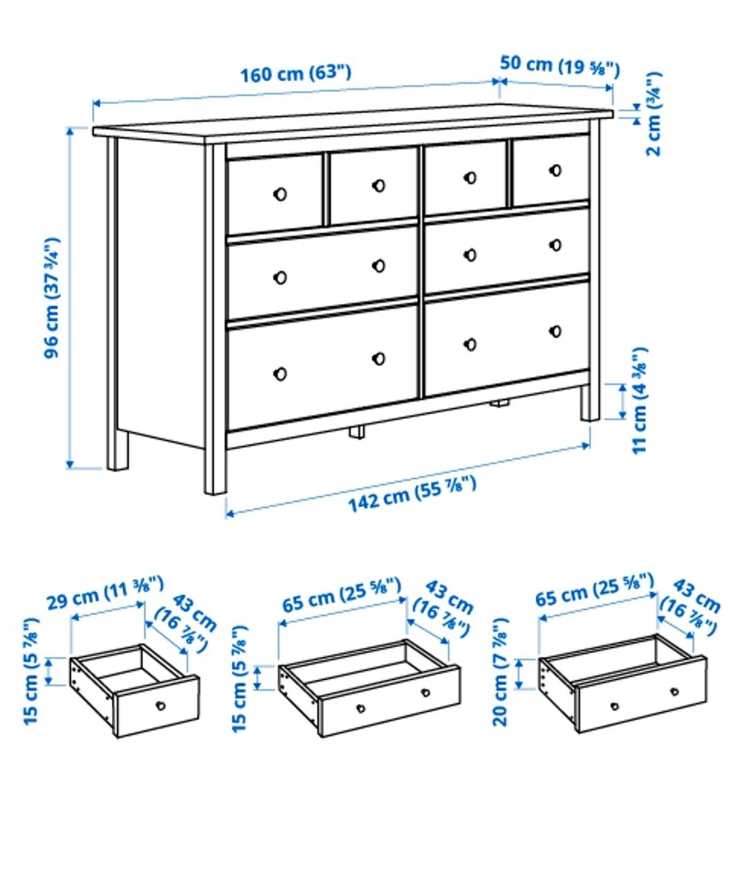 Cassettiere: Ikea Hemnes Kommode – Usato da Heimberg venduto da the_dealer88 3