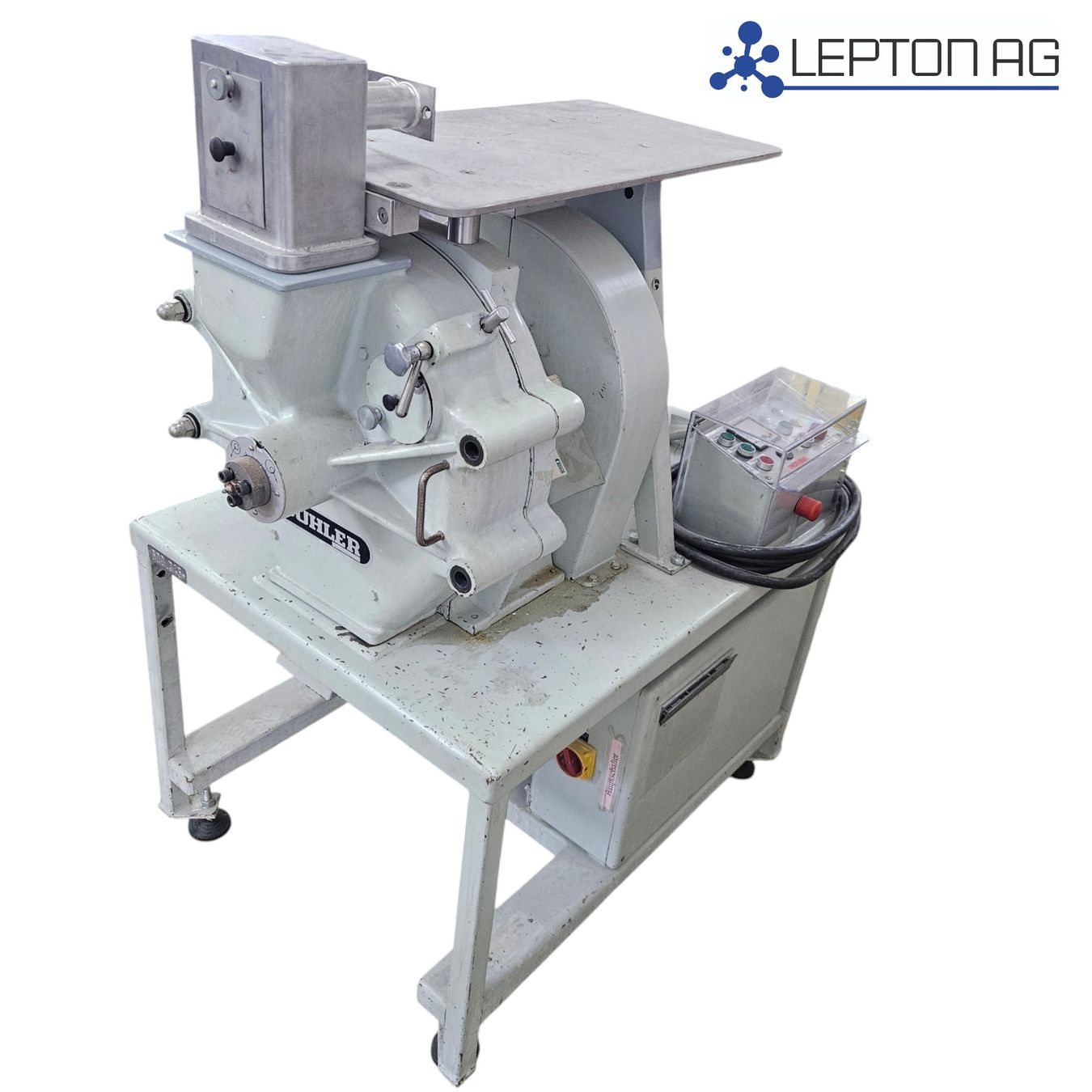 Accessori da laboratorio: Bühler Granulierer mit Presseform RF D 2 X 20 – Usato da Niederdorf venduto da LeptonAG_Labor