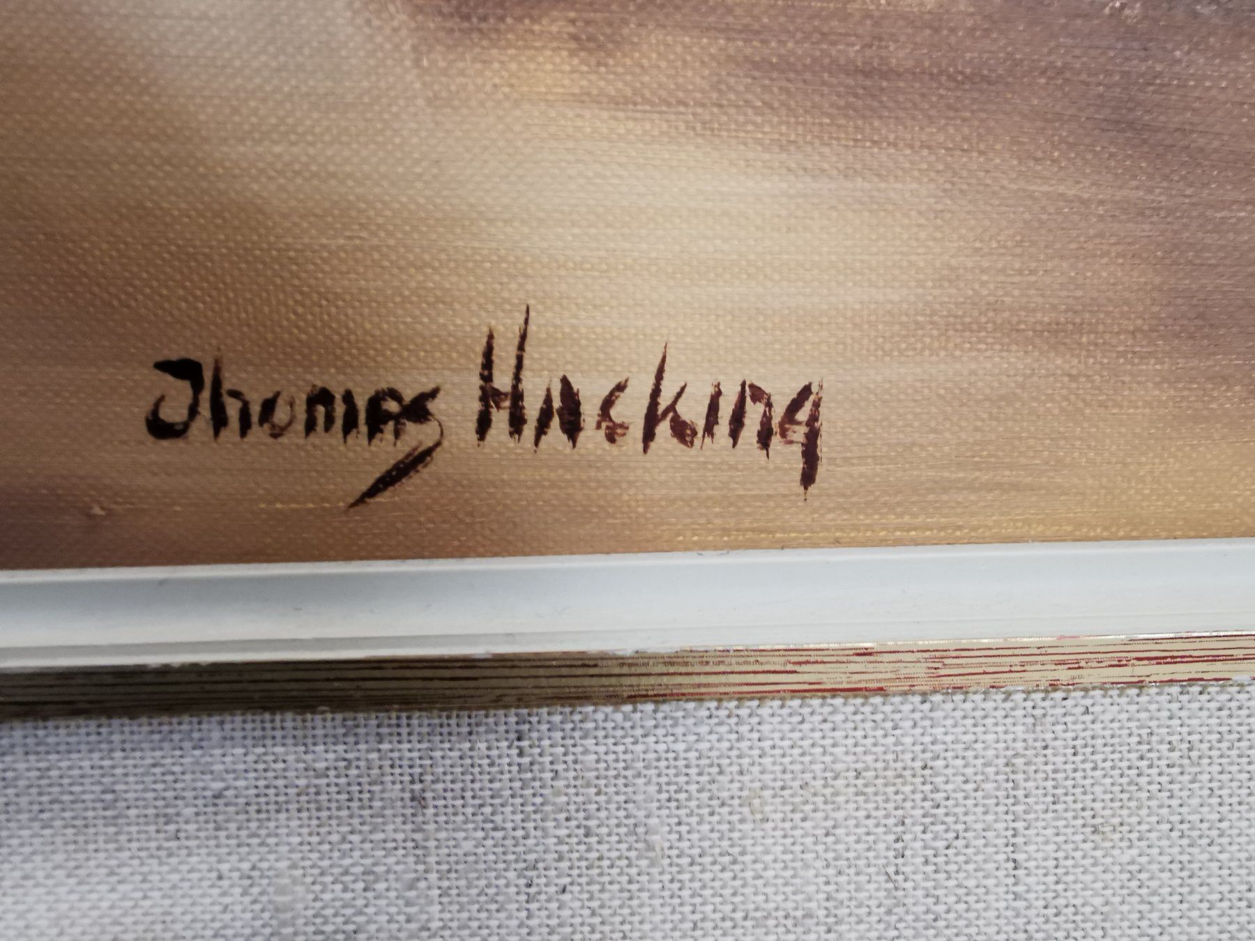 Dipinti: THOMAS HACKING (1932)GRANDE HUILE SUR PANNEAU SIGNÉE – Usato da Genève venduto da Qanil77 4