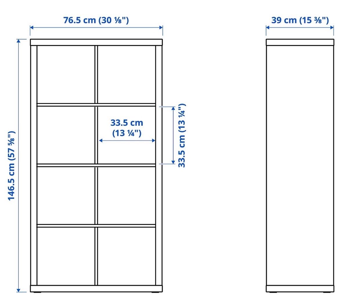 Ikea Étagères: IKEA Kallax Regal mit 2 Schubladen, Holzoptik – D'occasion à Basel par ann_bk8c 1