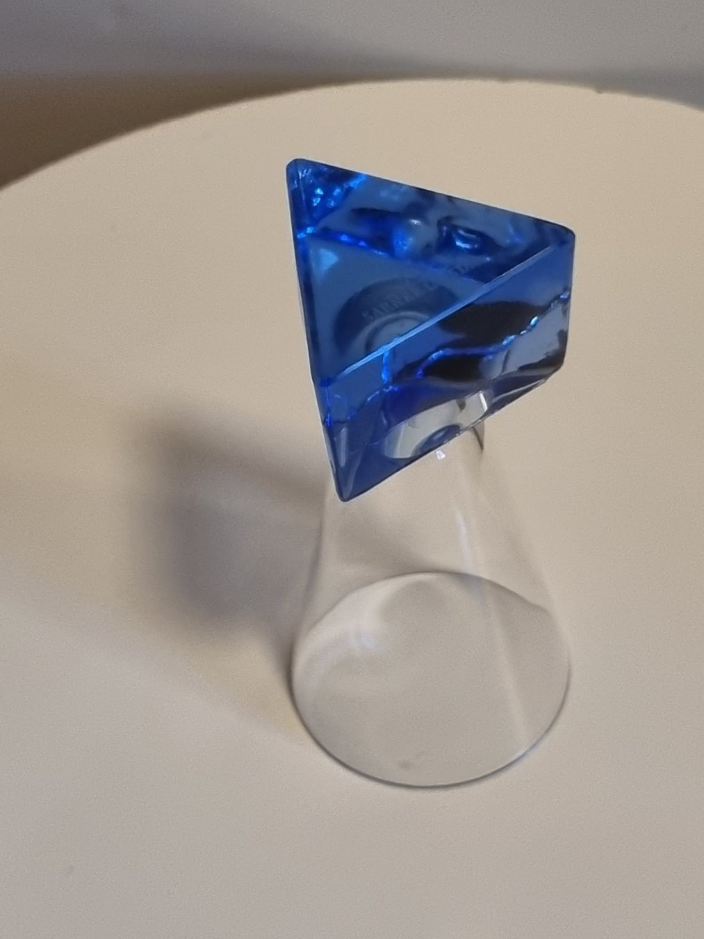 Bicchieri: Design Glasbecher Sarner Kristall blau 11cm – Usato da Scharnachtal venduto da devin03 7