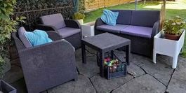 Gartensitzgruppe Loungemöbel Polyrattan