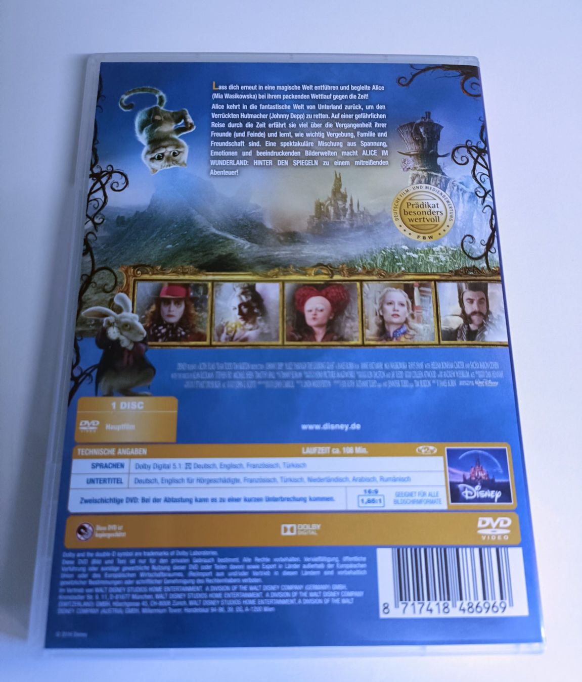 Alle DVDs: Alice im Wunderland Hinter den Spiegeln | DVD – Gebraucht aus Köniz von Movieportal007 1