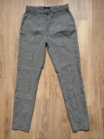 Pantalon noir/blanc pied de poule Pieces , t.M/38