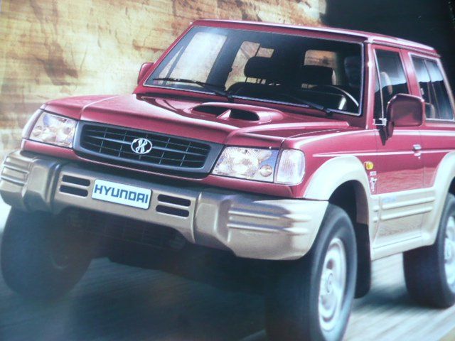 Hyundai Dokumente: Hyundai Galloper Prospekt 2000 – Gebraucht aus Zofingen von sosalinos01 1