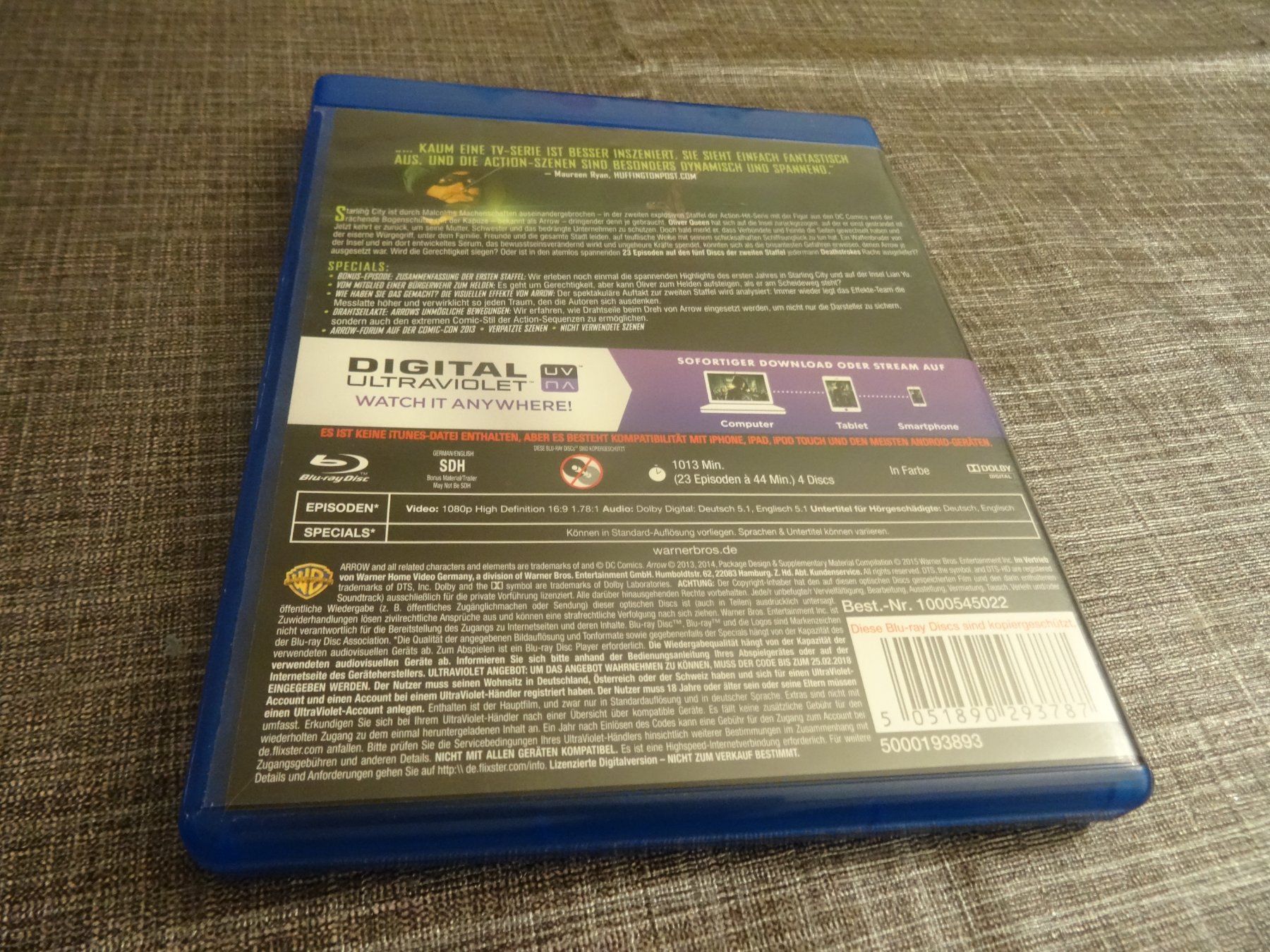 Tutti i DVDs: Arrow Staffel 2 BLU-RAY – Usato da Olten venduto da Disc-Verkauf 1