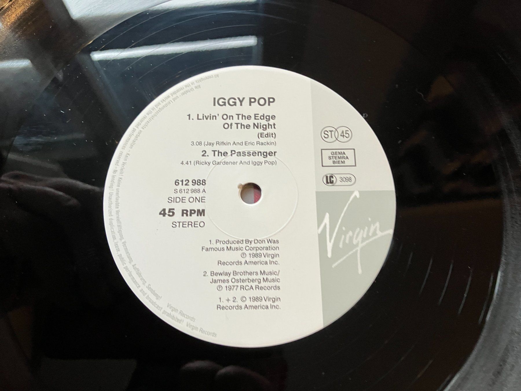 Dischi in vinile: Iggy Pop – Usato da Aarwangen venduto da Jukebox3 5