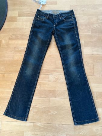 MOGUL Damen Jeans in Gr. 28/34, Blau, NEU