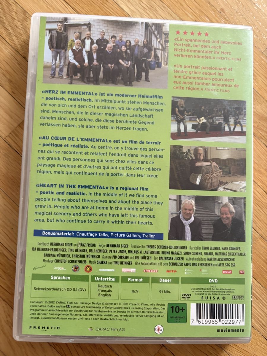 Tutti i DVDs: Herz im Emmental DVD – Usato da Romanshorn venduto da mapeter90 1