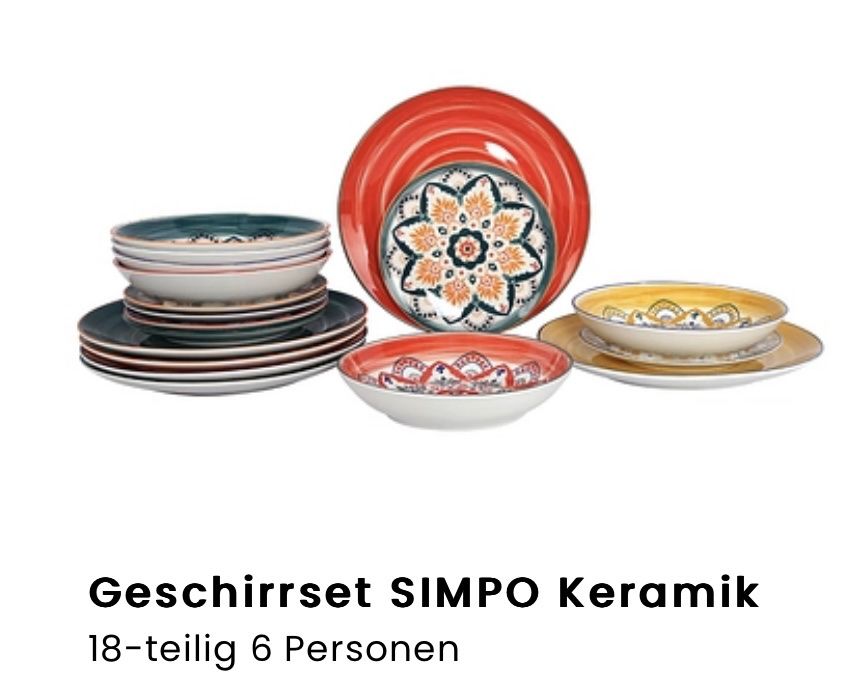 Set di piatti: Geschirrset SIMPO Keramik – Nuovo (secondo la descrizione) da Obergösgen venduto da File75 3