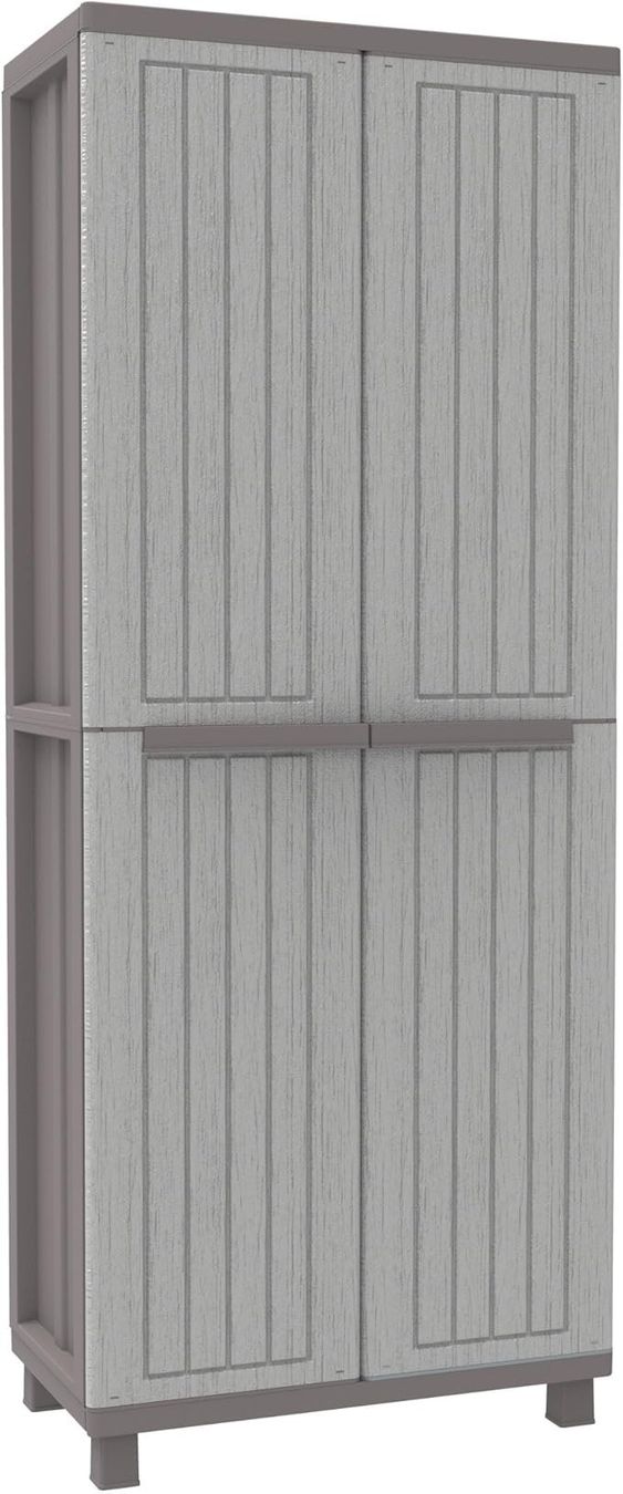 Box contenitori: Gartenschrank Kunststoffschrank Holzoptik Multifunktion – Nuovo e nell'imballaggio originale da Zürich venduto da Novamart