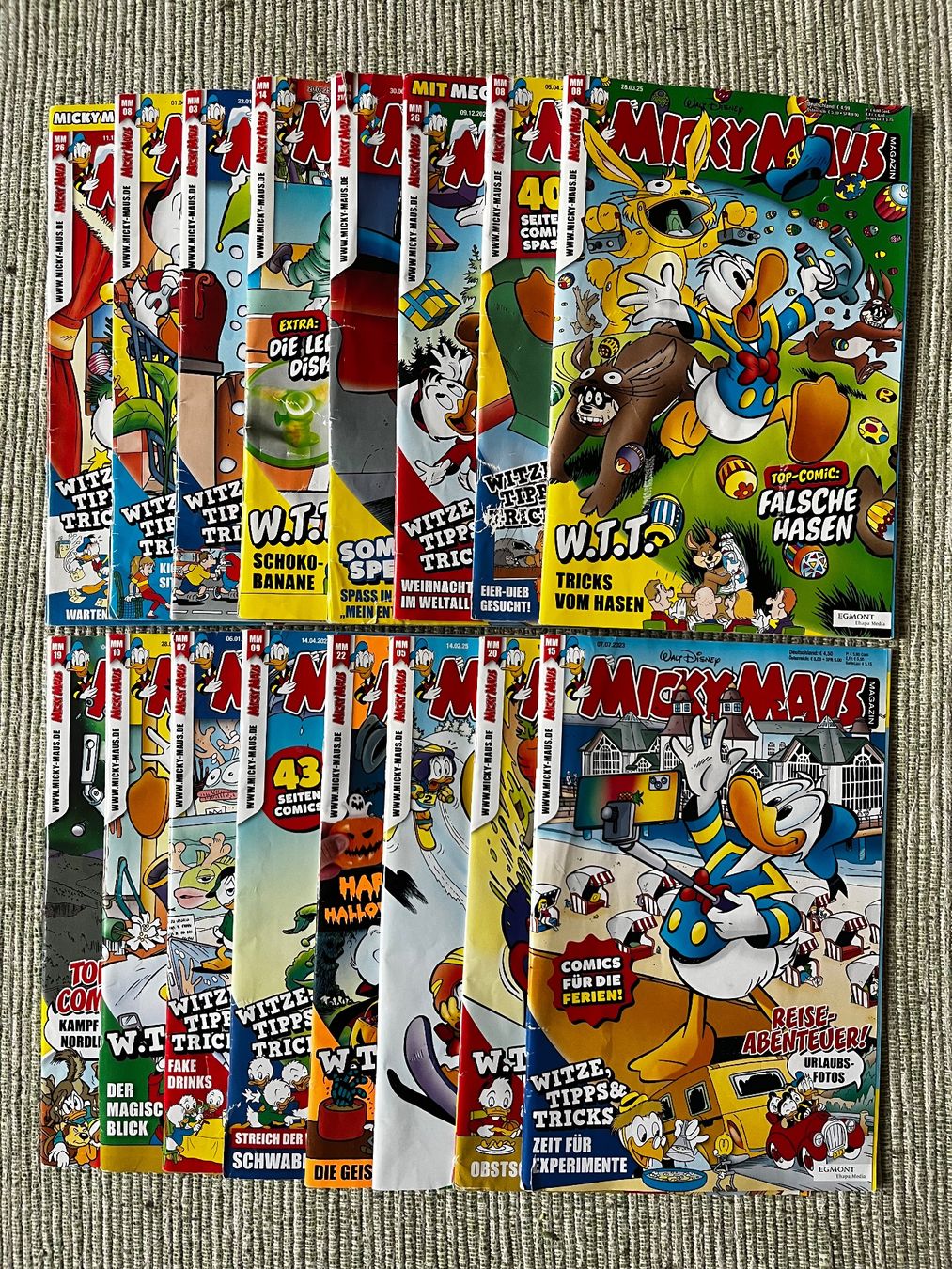 Comics: 16 Mickey Mouse Hefte – Gebraucht aus Bern von Sistakaiman 1