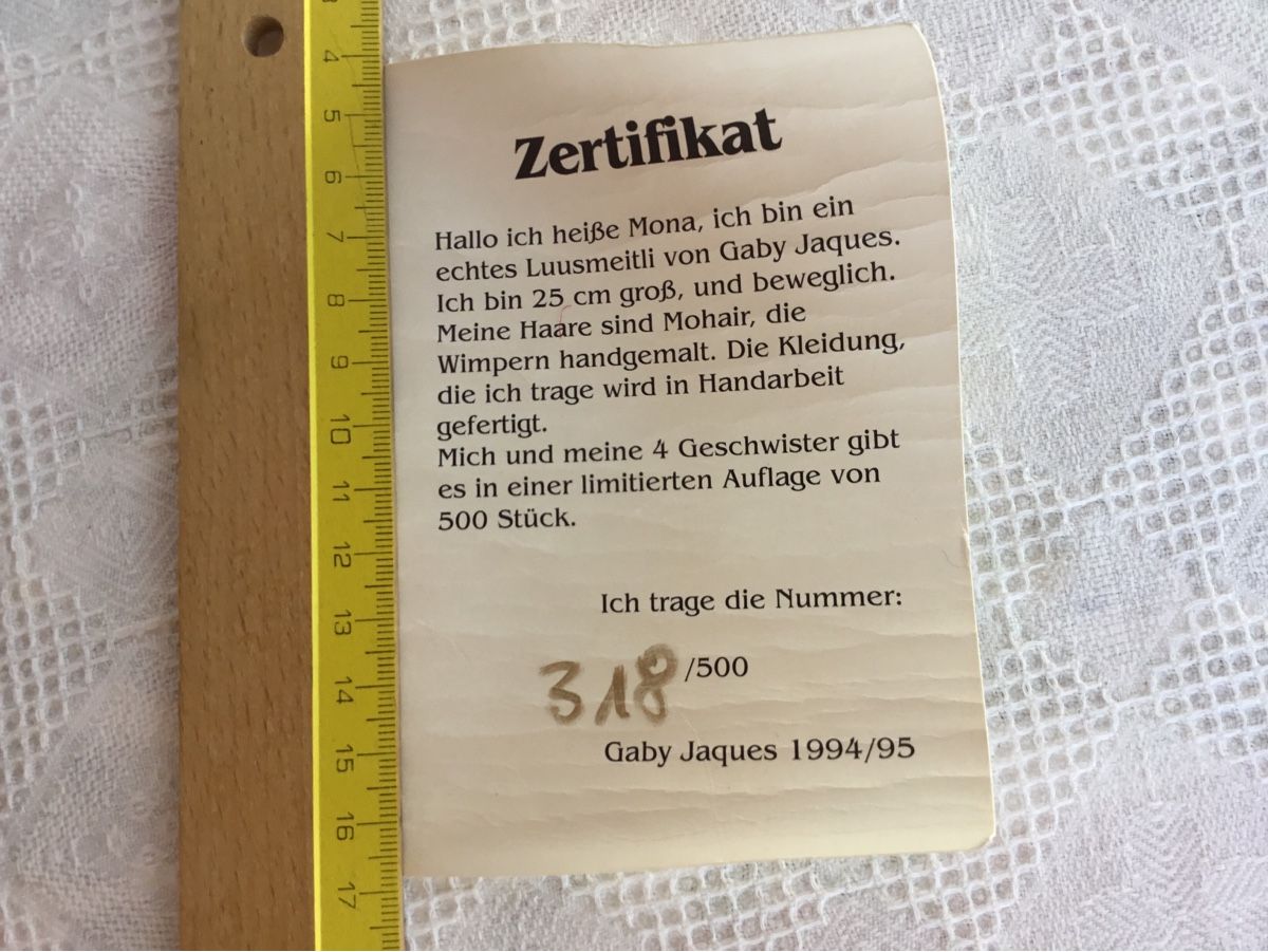 Bambole: Kleine seltene Gaby Jaques Puppe – Usato da St. Gallen venduto da chamilla 3