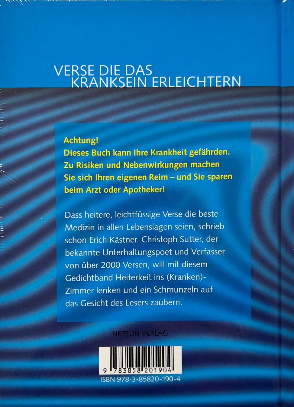 Bücher: Sutter Christoph, Gute Besserung – Neu und originalverpackt aus Sarnen von Livres 1